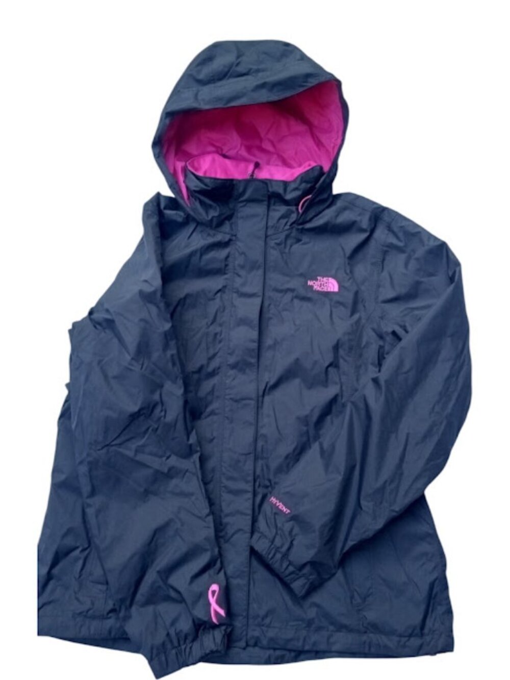 The North Face HyVent Jacket Women’s XL Black Pink